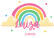 Cartela de Adesivo - Tema Arco Iris